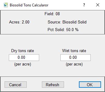 Sludge production can also be expressed in terms of the amount of sludge (water and solids) produced per year. . Wet tons to dry tons calculator
